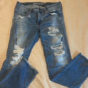 American Eagle super super stretch jeans size 12